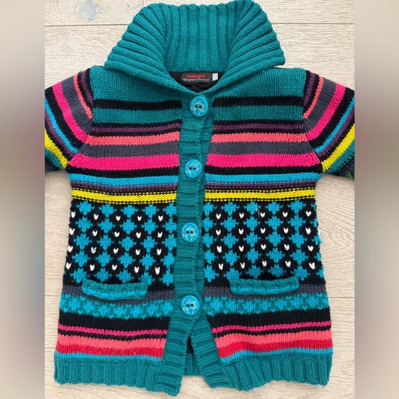 Kids Catimini Cardigan Sweater size 4 - Picture 3 of 9